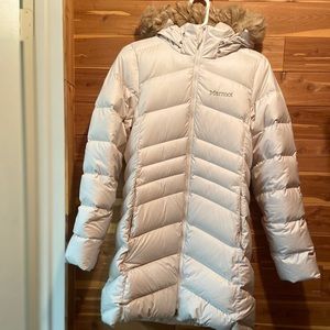 Marmot down coat, sz M